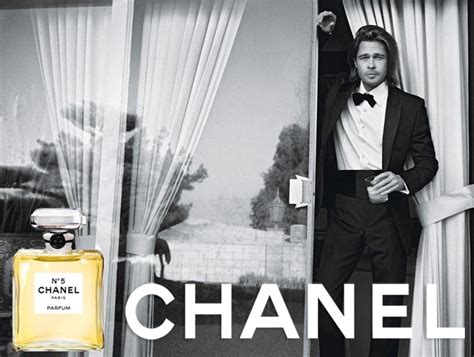 brad pitt chanel 5.